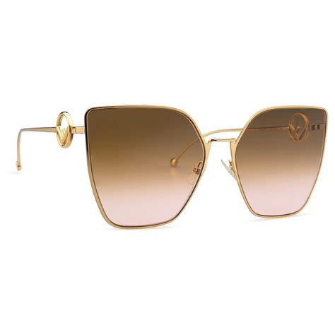 gold fendi sunglasses|Fendi sunglasses original.